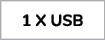1 X USB