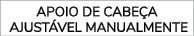 Apoio de cabe a ajust vel manualmente