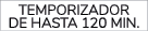 TEMPORIZADOR DE HASTA 120 MIN.