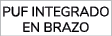 puf integrado en brazo