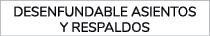 Desenfundable asientos y respaldos
