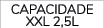 CAPACIDADE XXL 2,5L