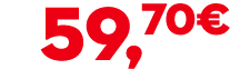 59,70€