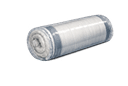 A roll of white plastic sheeting. AI generated content
