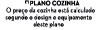  (*) Plano cozinha O pre o da cozinha est calculado segundo o design e equipamento deste plano