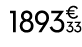 1893€ 33