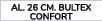 aL. 26 cm. bultex confort
