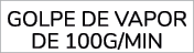 golpe de vapor de 100g/min