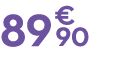 89 € 90