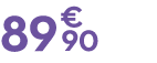 89 € 90