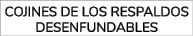 Cojines de los respaldos desenfundables