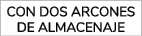 Con dos arcones de almacenaje