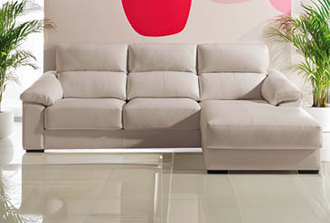 A white couch with a red wall in the background. AI generated content