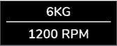 6kg 1200 RPM