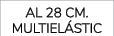 AL 28 CM. multiel stic