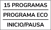 15 PROGRAMAS PROGRAMA ECO INICIO/PAUSA