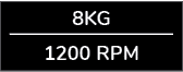 8kg 1200 RPM