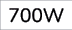 700W