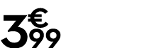 3 € 99