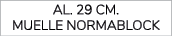 al. 29 cm. Muelle Normablock