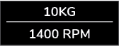 10kg 1400 RPM