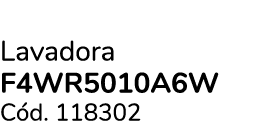Lavadora F4WR5010A6W C d. 118302