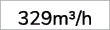 329m³/h