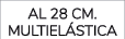 AL 28 CM. multiel stica