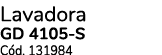 Lavadora GD 4105 S C d. 131984
