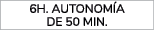 6h. autonom a de 50 min.