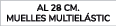 AL 28 CM. Muelles Multiel stic