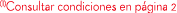 (1)Consultar condiciones en p gina 2