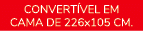 CONVERT VEL EM CAMA DE 226x105 cm.
