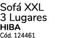 Sof XXL 3 Lugares HIBA C d. 124461