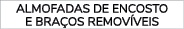 ALMOFADAS DE ENCOSTO E BRA OS REMOV VEIS