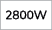 2800W