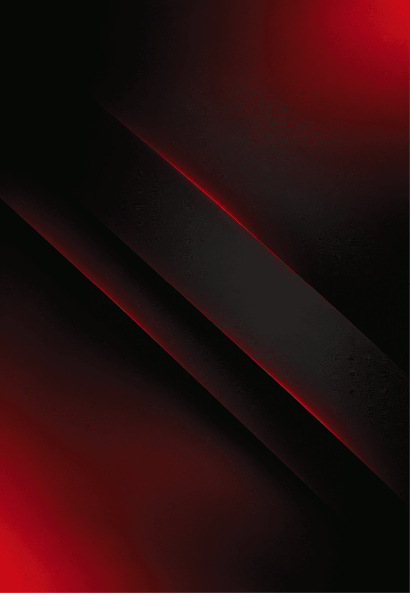 Fondo abstracto con tonos oscuros y l neas diagonales iluminadas en rojo. Descripci n generada con IA