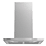 A black microwave with a flat screen display. AI generated content
