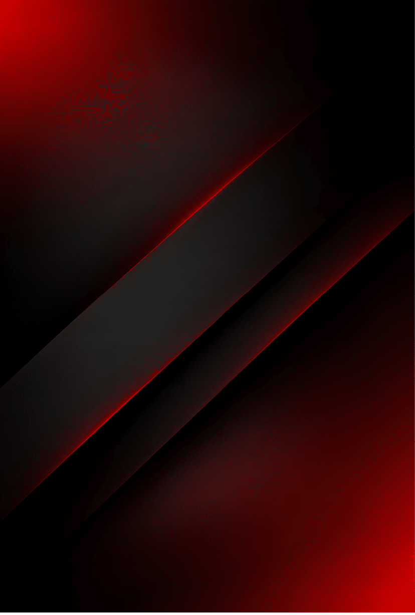 Fondo abstracto con tonos oscuros y l neas diagonales iluminadas en rojo. Descripci n generada con IA
