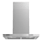 A black microwave with a flat screen display. AI generated content