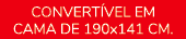 CONVERT VEL EM CAMA DE 190x141 cm.