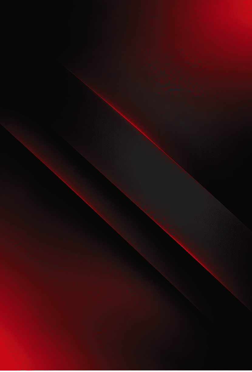 Fondo abstracto con tonos oscuros y l neas diagonales iluminadas en rojo. Descripci n generada con IA