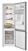A refrigerator with a variety of food items inside. AI generated content
