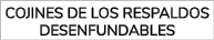 Cojines de los respaldos desenfundables