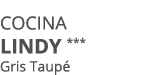 Cocina LINDY *** Gris Taup 