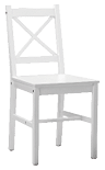 A white chair with a black background. AI generated content