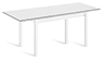 A white desk with a glass top. AI generated content