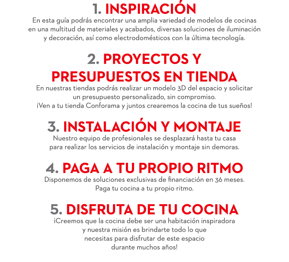 1. INSPIRACI N En esta gu a podr s encontrar una amplia variedad de modelos de cocinas en una multitud de materiales ...