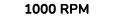 1000 rpm