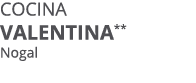 Cocina VALENTINA** Nogal